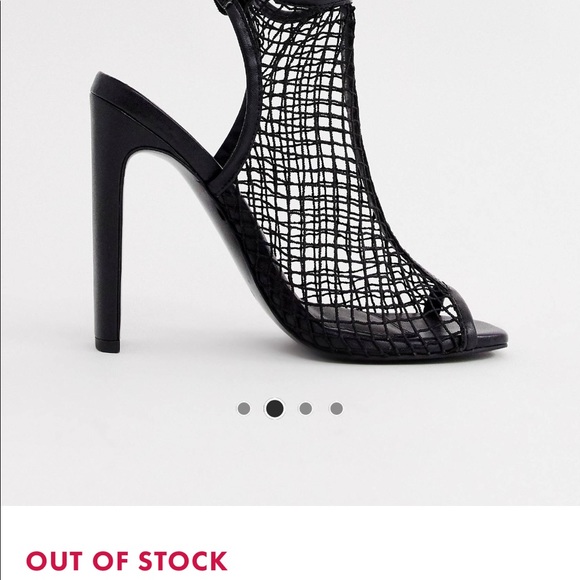 Fishnet peep toe - Picture 2 of 2